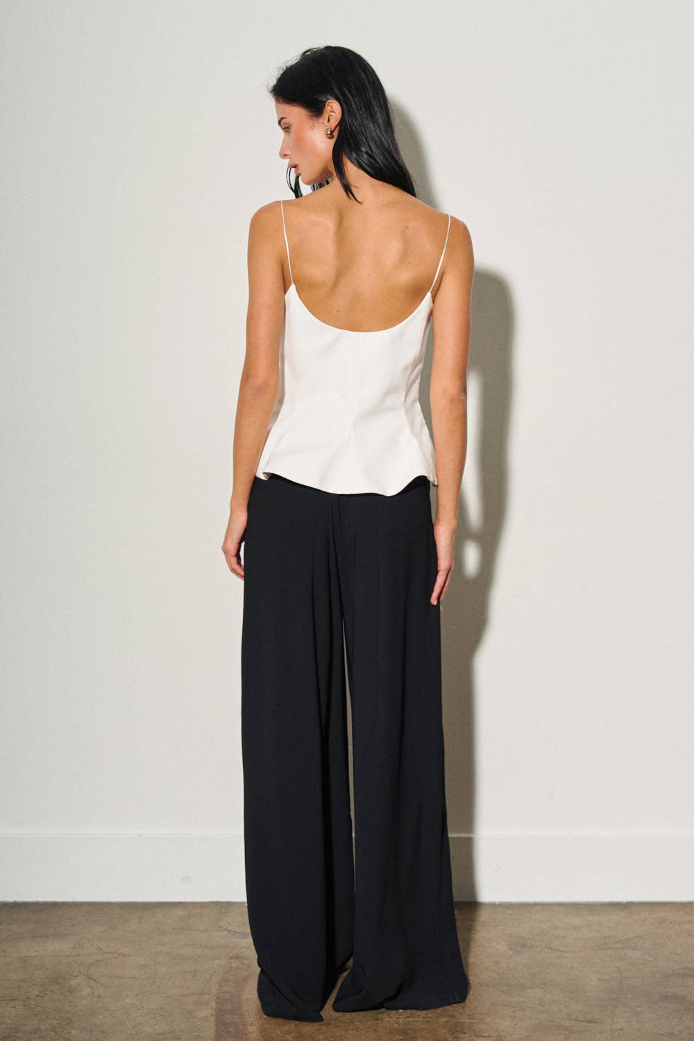 The Onyx Peplum Top