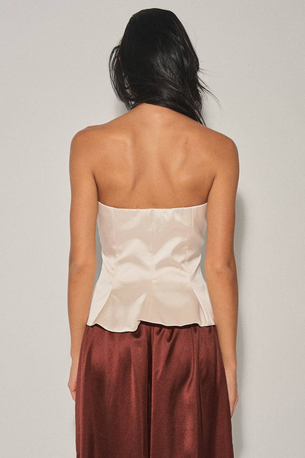 The Swan Peplum Top