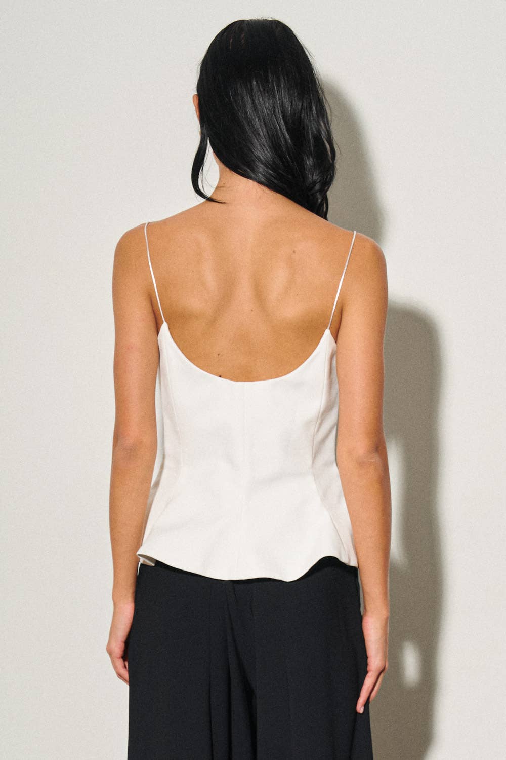 The Onyx Peplum Top